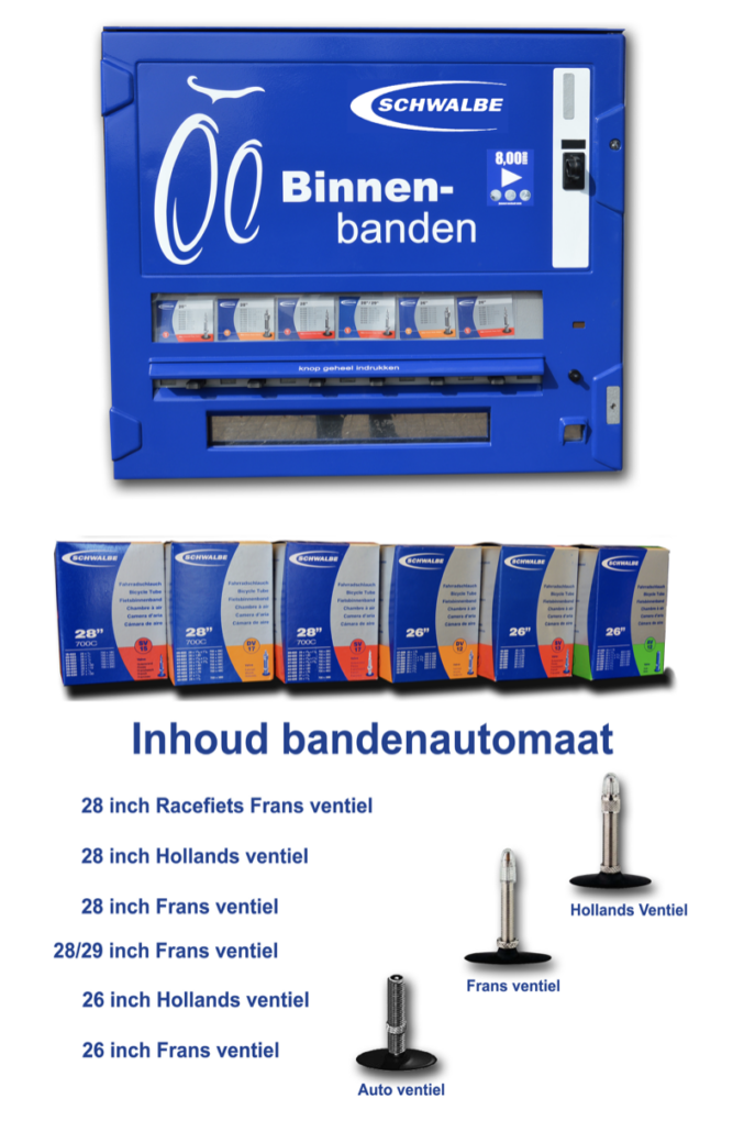 Binnenbanden automaat Van Boxel Tweewielers Binnenbanden automaat Van Boxel Tweewielers