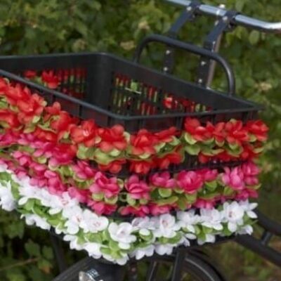 Basil Bloemenstreng Garland Rood