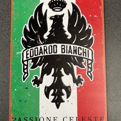 Metalen wandbord Bianchi