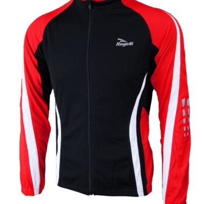 Rogelli Wielershirt LM Mura Zw/Rd/W 128/140