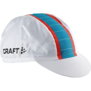 Craft Gran Fondo Cap White/Heat/Gale ONE
