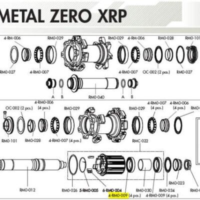 Fulcrum CASSETTE BODY BEARING 28X19X5 (4 PCS)