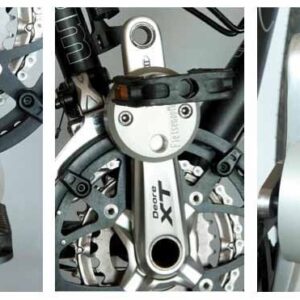 Fietsenopmaat Crankverkorter L/R chroom