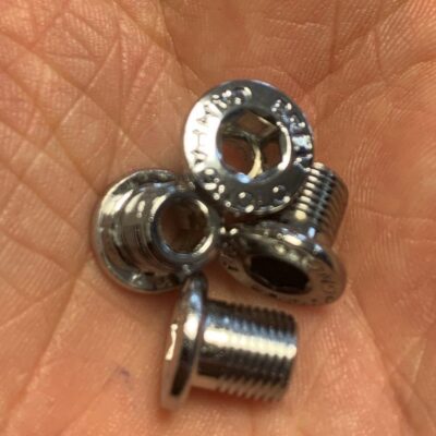 Campagnolo Bladbout/Chainring Bolt Chrome set (4)