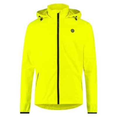 Agu go rain jacket essential neon yellow