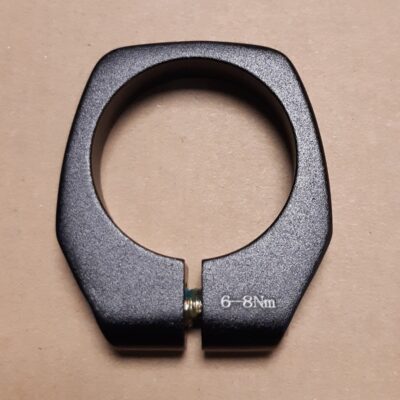 Merkloos Zadelpenklem 38.6 - 6 mm zwart