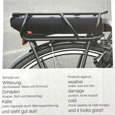 Fahrer HOES FAH BATTERY COVER BOSCH A/P DRAGER ZW-Black