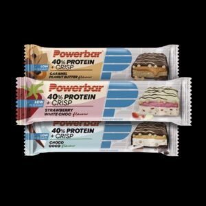 Powerbar PB 40 % Protein+ crisp bar strawberry White Chocolat