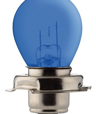 Bosma lamp 12V 20W kraag blauw