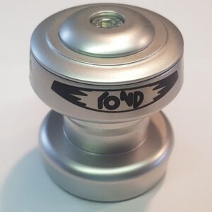 Rond balhoofd 1inch zwart vintage