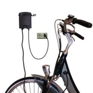 Steco WANDHOUDER ACCULADER BATAVUS/KOGA/SPARTA-105x80x140mm-ZWART