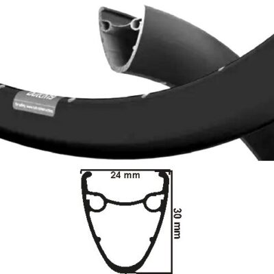 Ryde VELG DUTCH 19 R 28 INCH (622) ZWART DISC 36 GAATS 14G