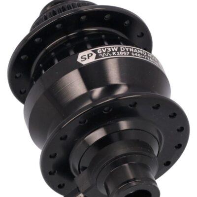 Shutter Precision VOORNAAF DYN SP PL-7 CL, 12x100mm, 32H, Zwart