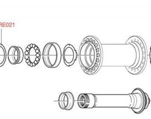 Campagnolo naaf afdichting - voor alu as en cup-conus naven 2st
