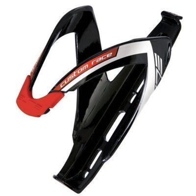 Elite Bottle Cage Custom Race Black Glossy Red GR
