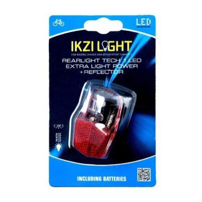 Ikzi Light achterlicht batterij spatbord