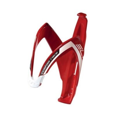 Elite Bidonhouder Custom Race Glossy Rood Wit Logo