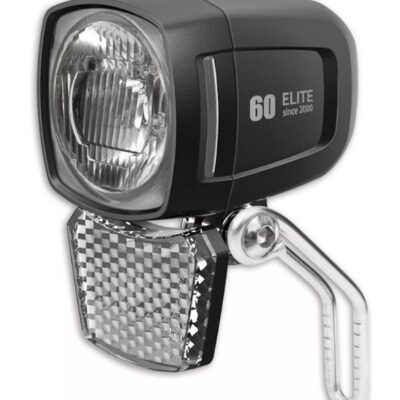 Elite DYNAMO KOPLAMP 60 LUX MET SENSOR EN STANDLICHT STVZO OEM