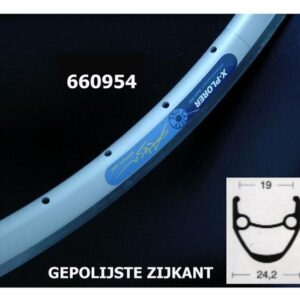 Ryde VELG 28 RY X PLORER ALM HYB ZI 36/14 24.4MM