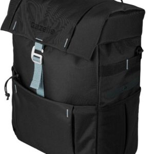 Gazelle Enkele fietstas - black / light olive