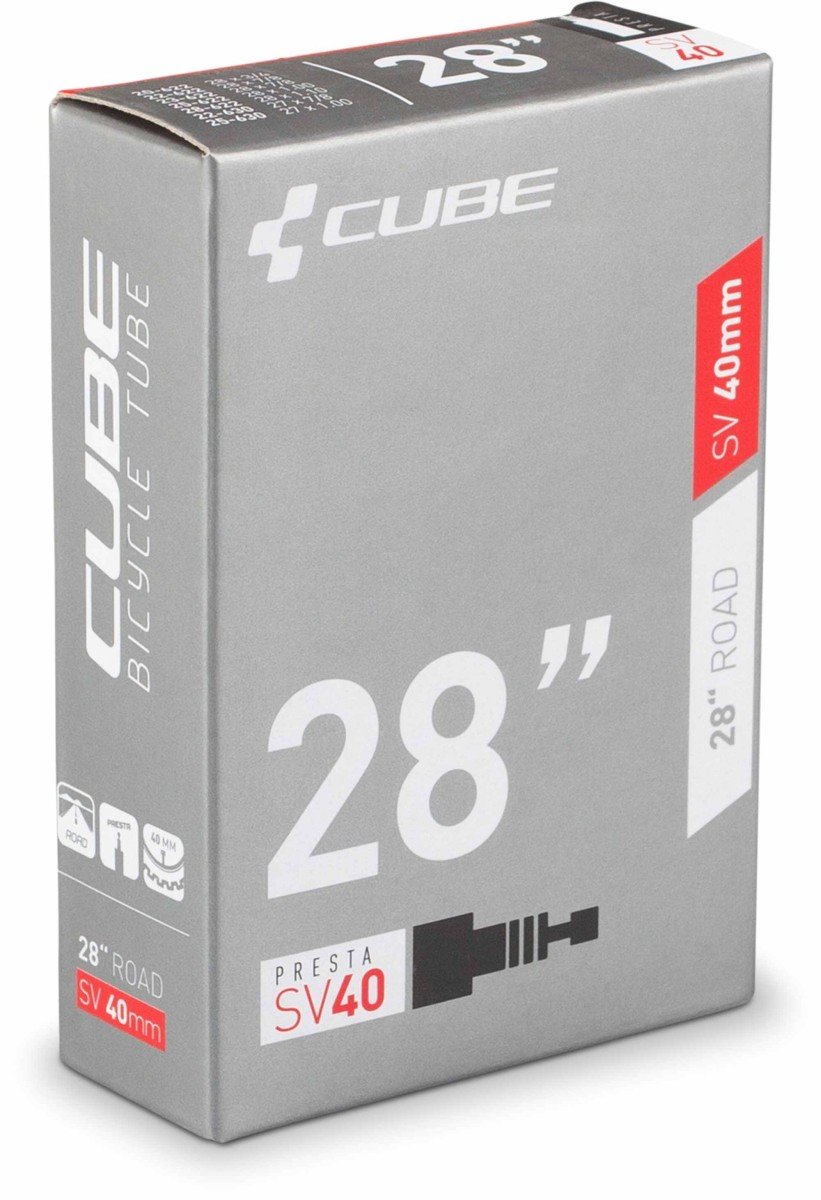 Cube TUBE 28 INCH ROAD SV 40MM (100 PCS) 20/28