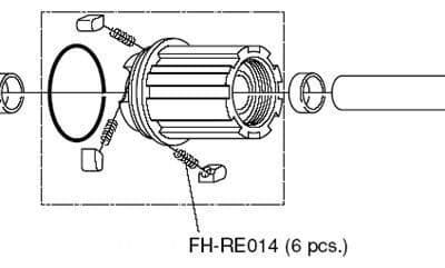 Campagnolo NAAFD CA PALVEER O/M FH-RE014 DS A 6