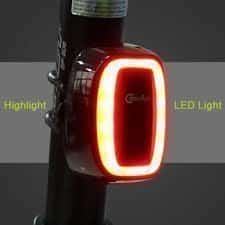 Meilan X6 achterlicht 7 flash modes USB met automatisch Remlicht