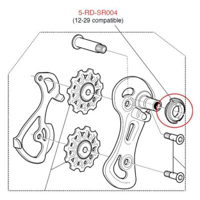 Campagnolo CASSD CA 11V OMBOUWSET 12-29 RD-SR004 per stuk
