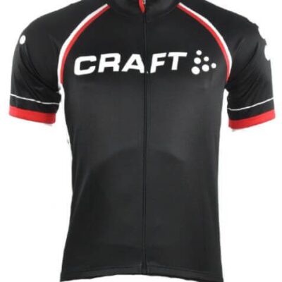Craft Active Logo Jersey Black/Red -M