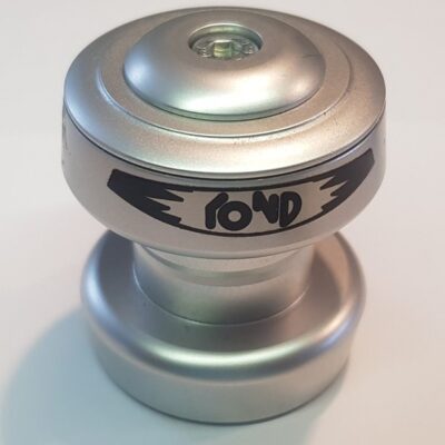 Rond balhoofd 1inch zwart vintage